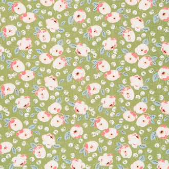 Country Rose - Country Bouquet Sage Yardage