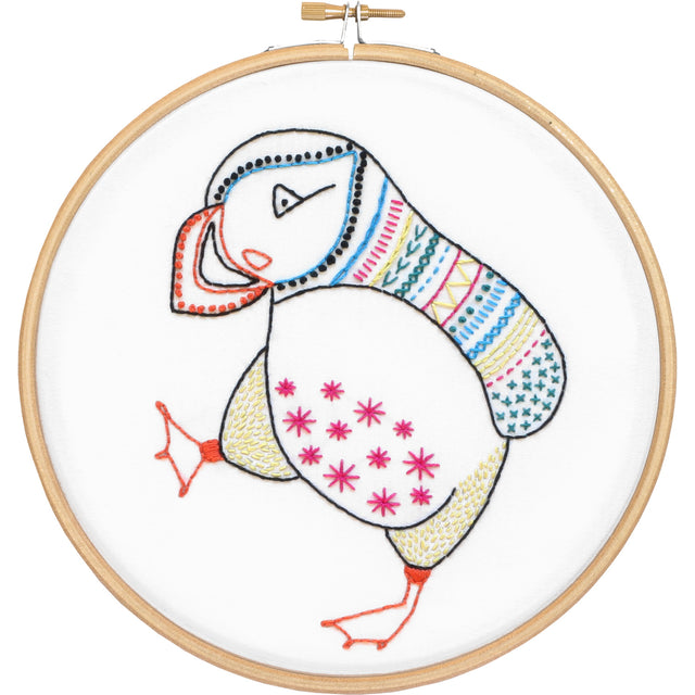 Puffin Embroidery Kit Primary Image