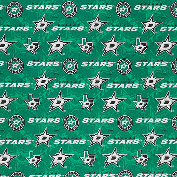 NHL - Dallas Stars Tone on Tone Green Yardage Primary Image