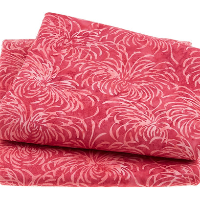 Blossoms and Blooms Batiks - Spider Mum Pink Valentino 5 Yard Cut