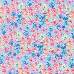 Flora and Fun - Daisies Cerulean Yardage Primary Image