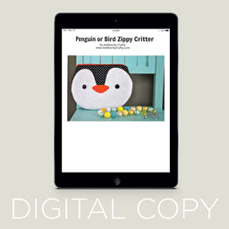 Digital Download - Bird Zippy Critter Pouch Pattern Primary Image