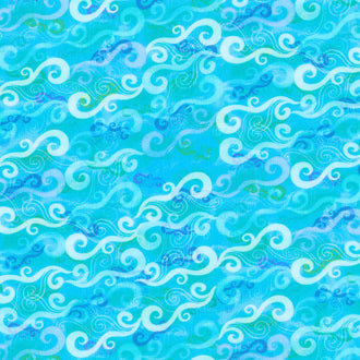 Oceanica - Waves Ocean Yardage