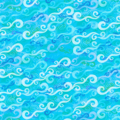 Oceanica - Waves Ocean Yardage