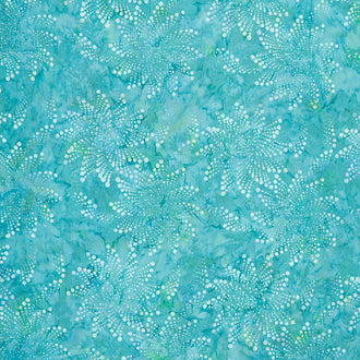 Tonga Batiks - Hydrangea Floral Fireworks Splash Yardage