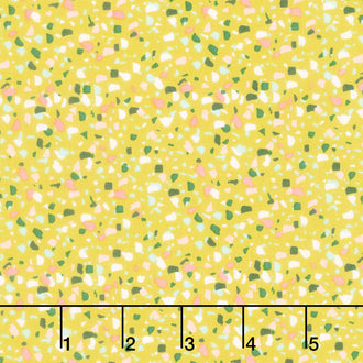 Hibiscus - Confetti Citron Yardage