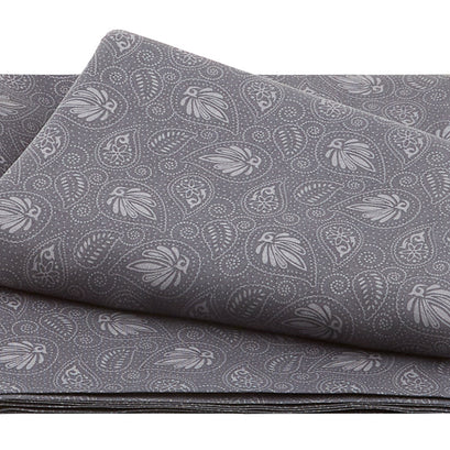 Twelve to Midnight - Paisley Charcoal 3 Yard Cut