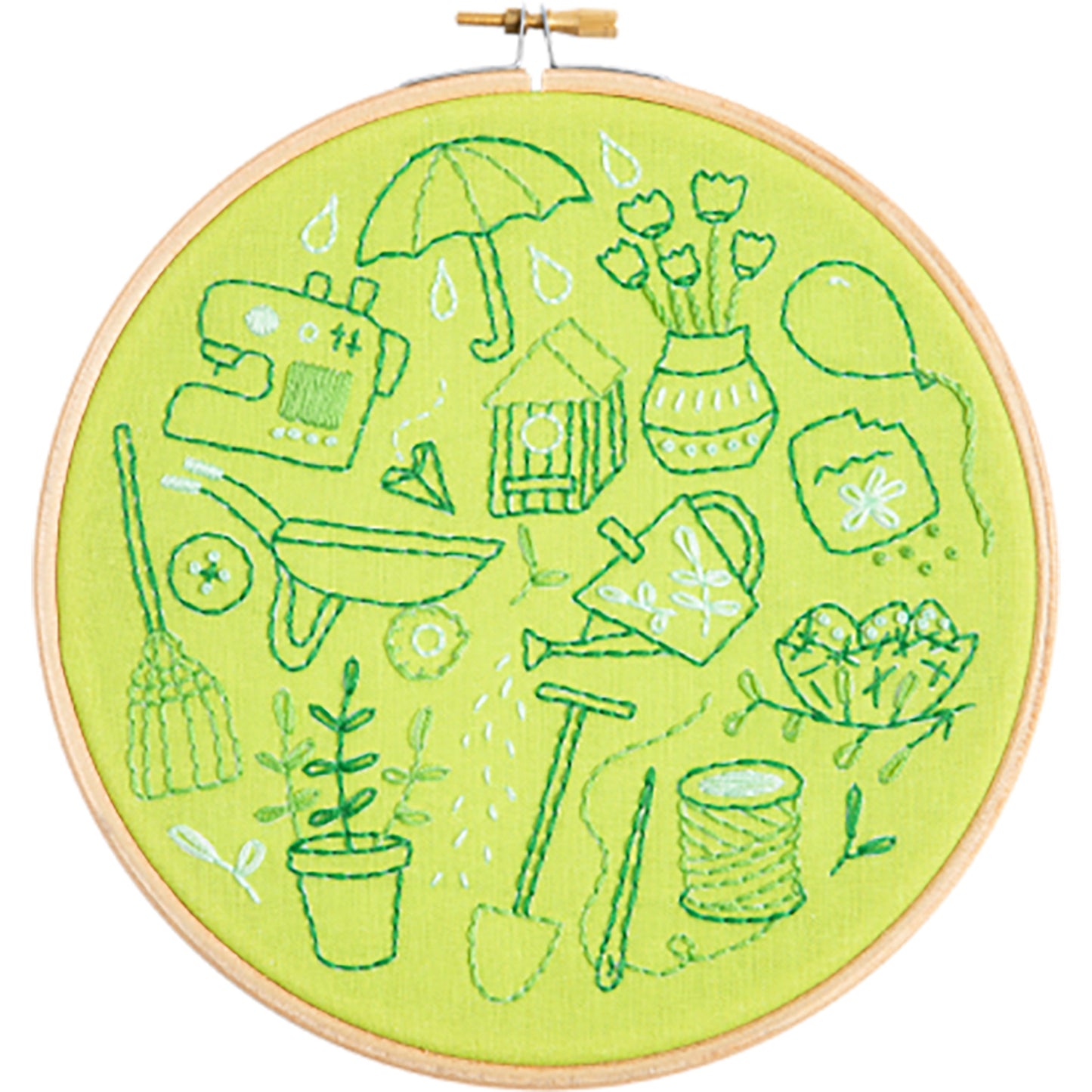 Spring Doodles Embroidery Kit Alternative View #1