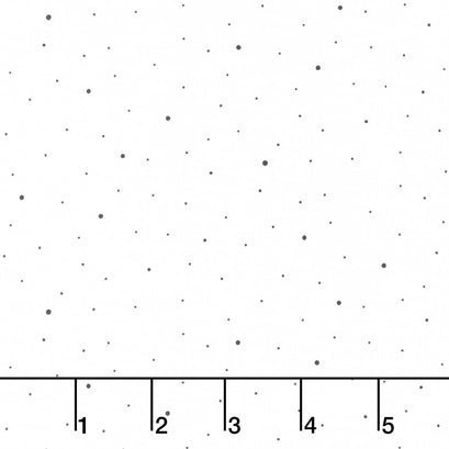 Dapple Dot - On White Black Yardage