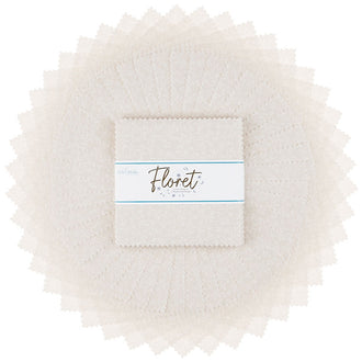 Floret - Cream 5" Stackers