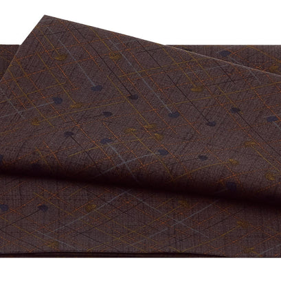 Time Well Spent - Arrow Plaid Brown 2 Yard Cut