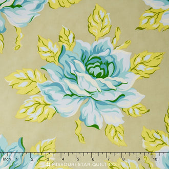 Nicey Jane - Hello Roses Dove Yardage