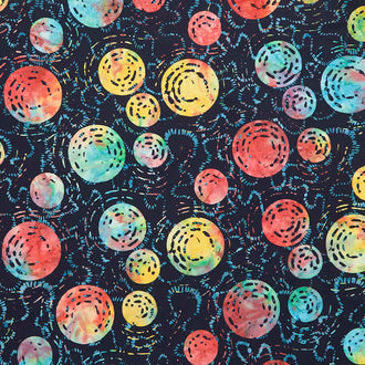 Chromatic Batiks - Orbital Midnight Blue Yardage