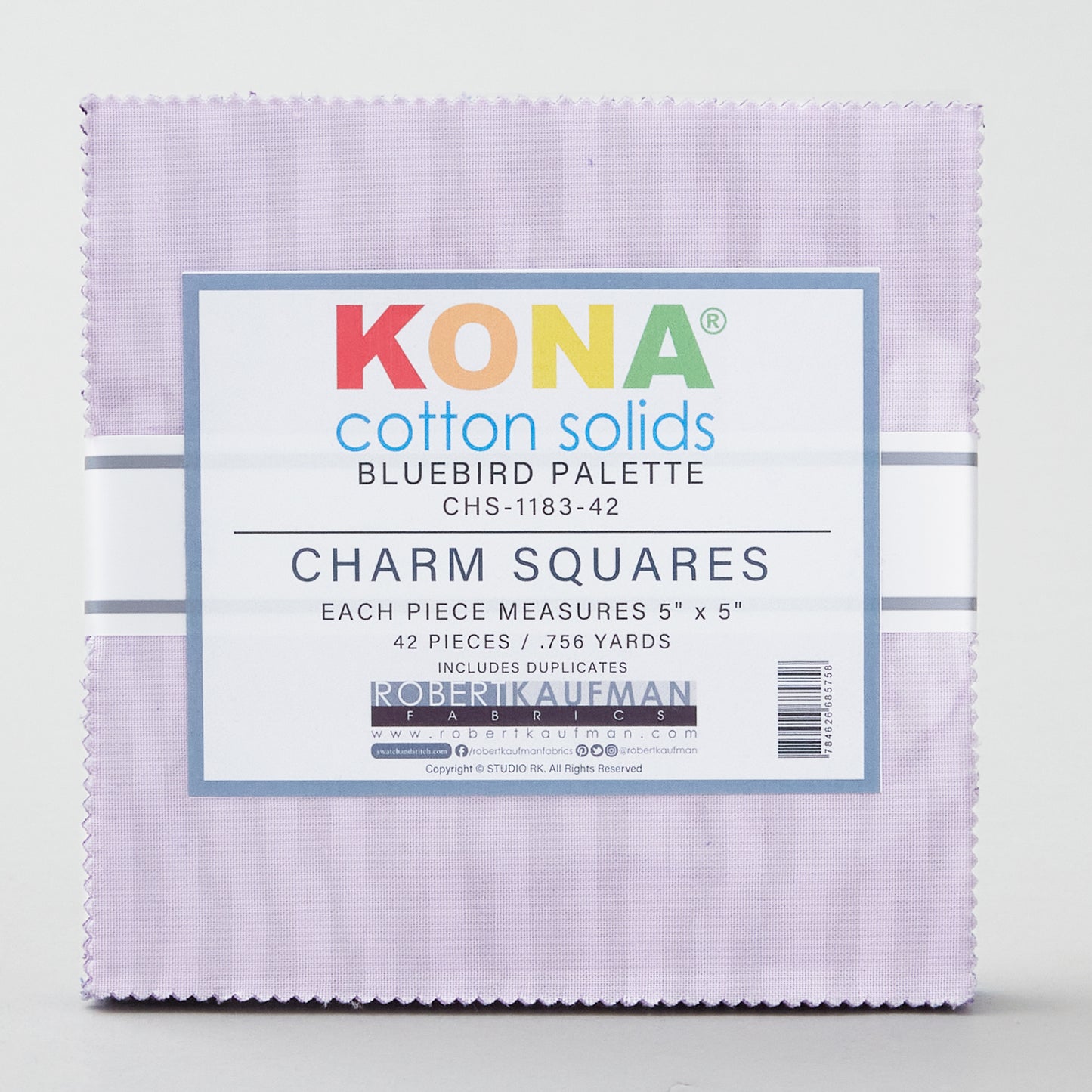 Kona Cotton - Bluebird Palette Charm Pack Alternative View #1