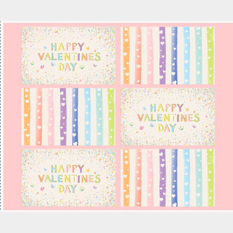 Monthly Placemat Panels - February Valentine's Placemat Multi Panel