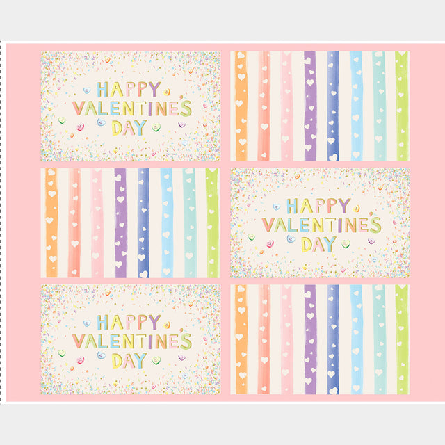 Monthly Placemat Panels - February Valentine's Placemat Multi Panel Primary Image