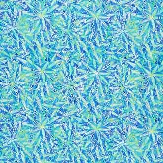 Dazzle - Bloom Blue Digitally Printed Yardage