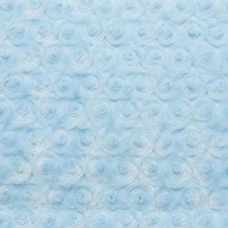 Luxe Cuddle® - Rose Baby Blue Minky Yardage