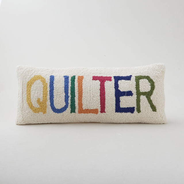 Wool Hook Pillow - Quilter Primary Image
