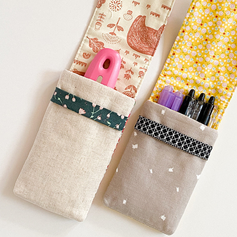 Digital Download - Pen and Rotary Cutter Pouch Pattern Alternative View #1