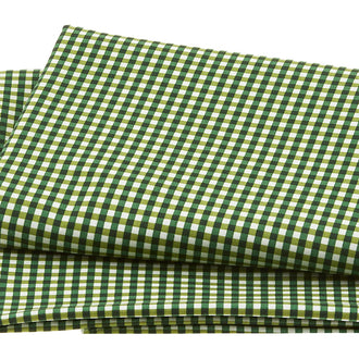 Winter Joy - Winter Check Green 2 Yard Cut