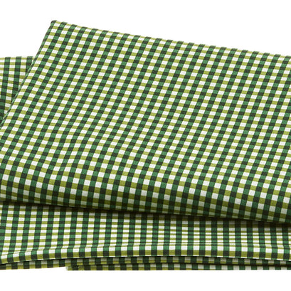 Winter Joy - Winter Check Green 2 Yard Cut