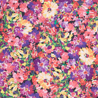 Painterly Petals - Meadow Large Floral Summer Yardage