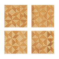 Windblown Star Square Coaster 4pc Set Primary Image
