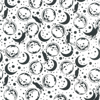 Hocus Pocus Batiks - Raven Moon Grey Ash Yardage