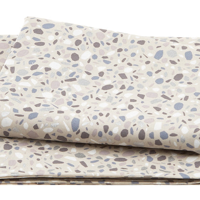 Silverstone: Neutral Dawn - Stone Mosaic Metallic 2 Yard Cut