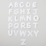 Missouri Star Iron-on Fabric - White Round Alphabet Primary Image