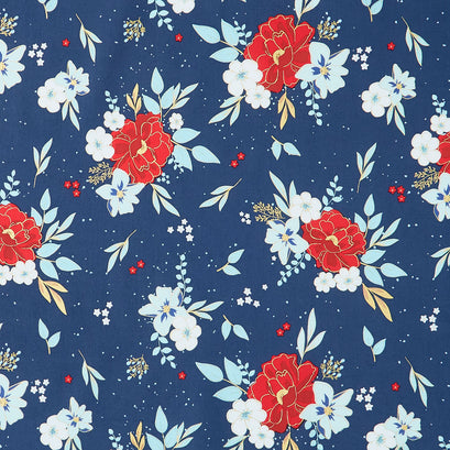 Sweet Freedom - Main Floral Oxford Sparkle Yardage