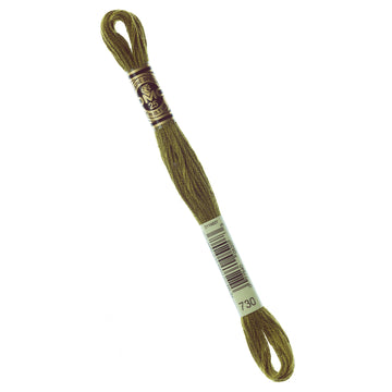 DMC Embroidery Floss - 730 Very Dark Olive Green Primary Image
