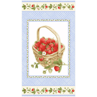 Strawberry Garden - Strawberry Basket Multi Panel