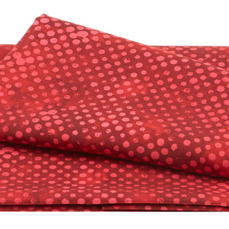 Happy Blooms - Spotty Crimson 2 Yard Cut