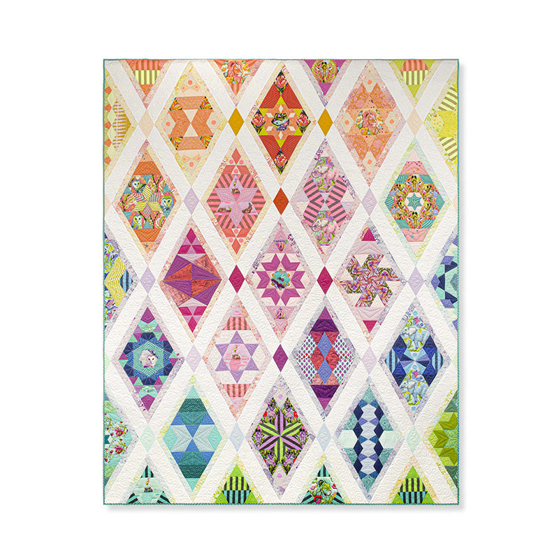 Tula Pink Queen of Diamonds Block of the Month Primary Image