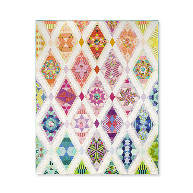 Tula Pink Queen of Diamonds Block of the Month Primary Image