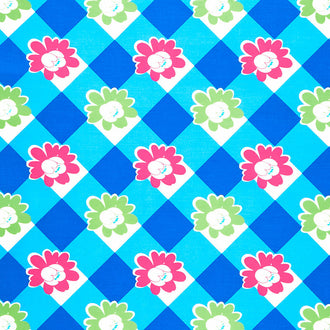 Picnic Pop! - Pop Bright Blue Yardage