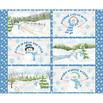 Monthly Placemat Panels - January Winter Placemat Multi Panel