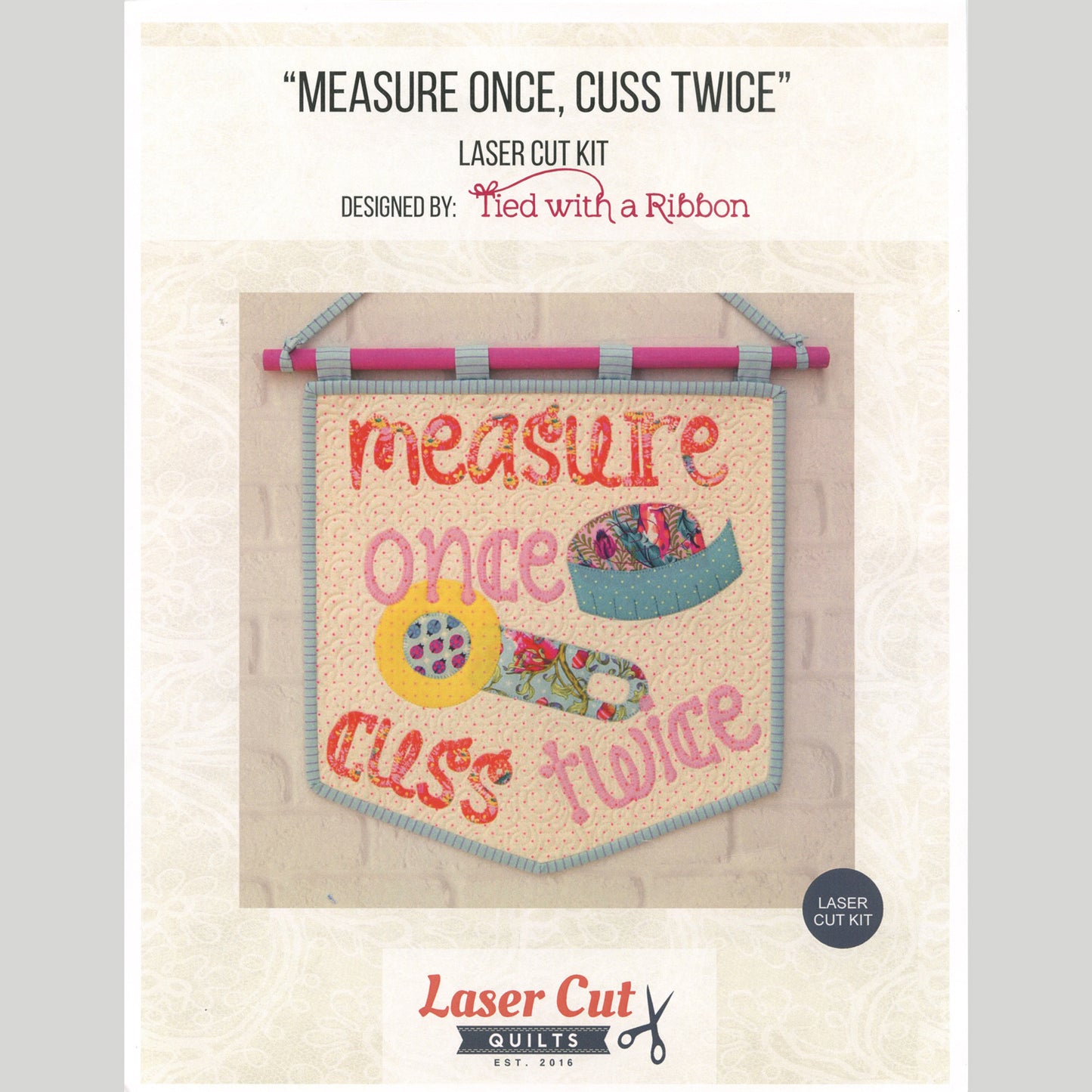 Measure Once, Cuss Twice Quilt Kit Alternative View #2