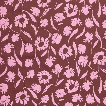 Riverbend - Floral Bordeaux Yardage