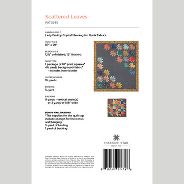 Digital Download - Scattered Leaves Quilt Pattern by Missouri Star Alternative View #1