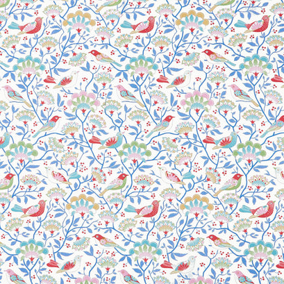 Jubilee - Bird Tree Crème Yardage