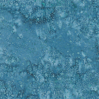 Expressions Batiks - Elementals Teal Blue Yardage
