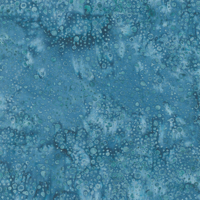Expressions Batiks - Elementals Teal Blue Yardage