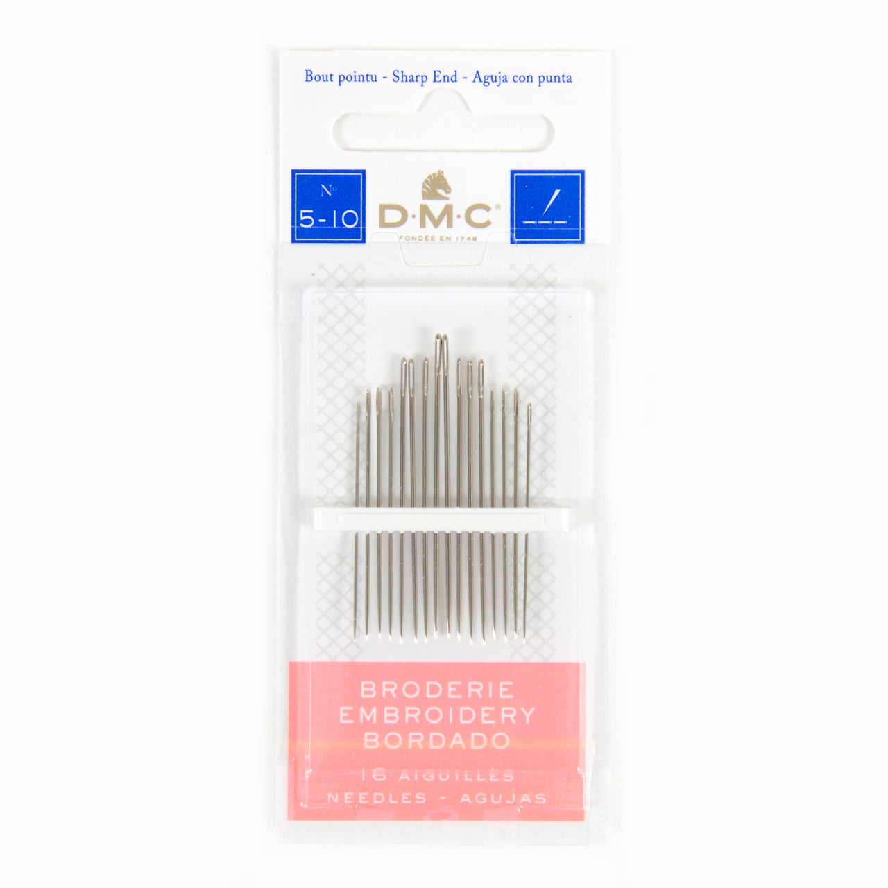 DMC Embroidery Sharps Needles - Sizes 5 - 10 Primary Image