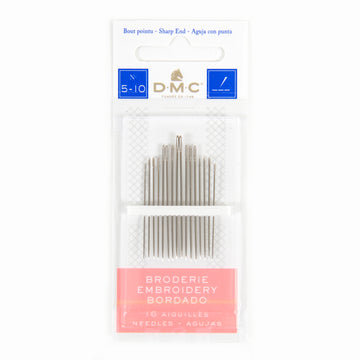 DMC Embroidery Sharps Needles - Sizes 5 - 10 Primary Image