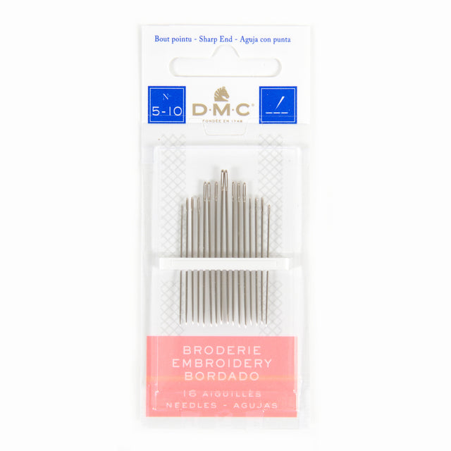 DMC Embroidery Sharps Needles - Sizes 5 - 10 Primary Image