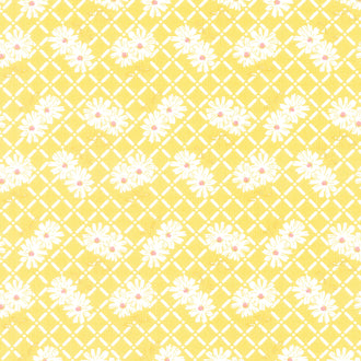 Adel in Summer - Trellis Yellow Yardage