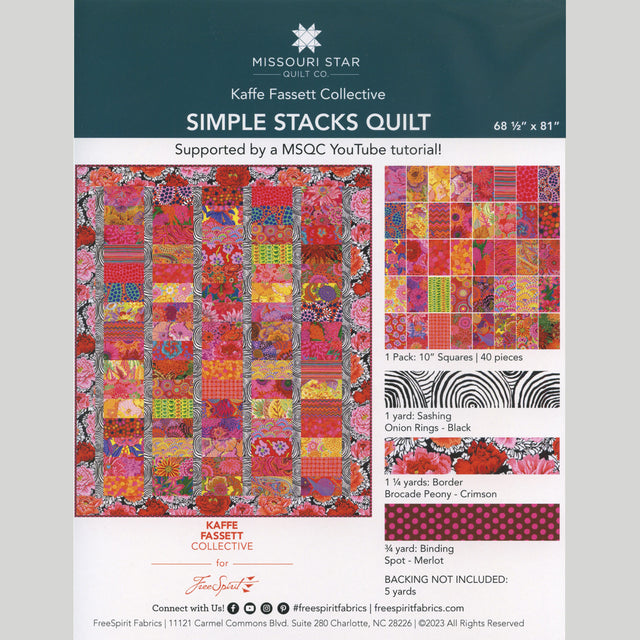 Missouri Star Kaffe Fassett Simple Stacks Quilt Kit